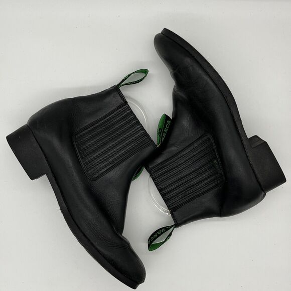 La Barca Traditional Black Leather Ankle Boot Size Mexico 24 USM 5.5; USW 7 - Picture 6 of 11